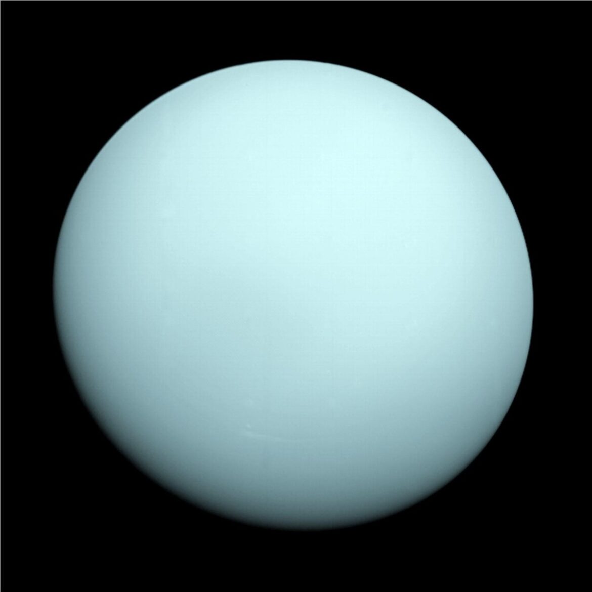 NASA Scientists Make First Observation of a Polar Cyclone on Uranus